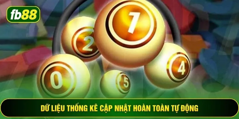 Dữ liệu thống kê cập nhật hoàn toàn tự động