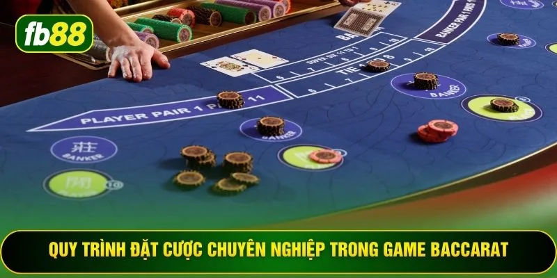 Quy trình đặt cược chuyên nghiệp trong game baccarat